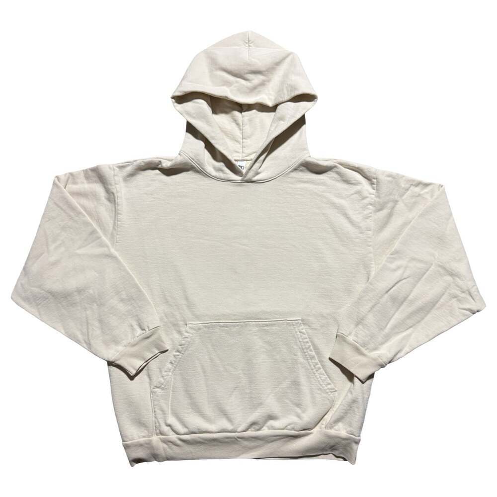 Los Angeles Apparel Cream 14oz Heavyweight Hoodie Size Large